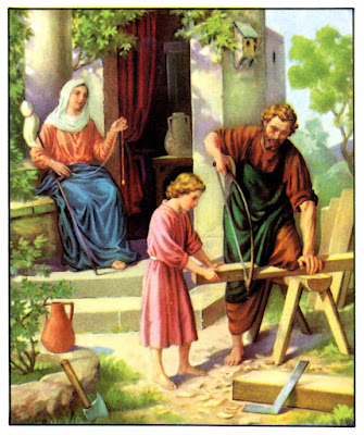 Jesus, Maria e José em Nazaré