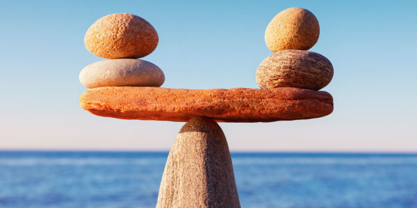 Pedras equilibradas